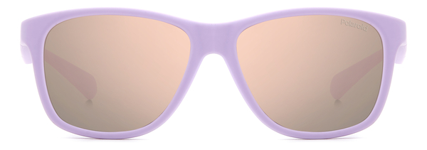 polaroid-kids-8052/s qck*jq matt violet pink(rose gold multilayer polarized 47*13